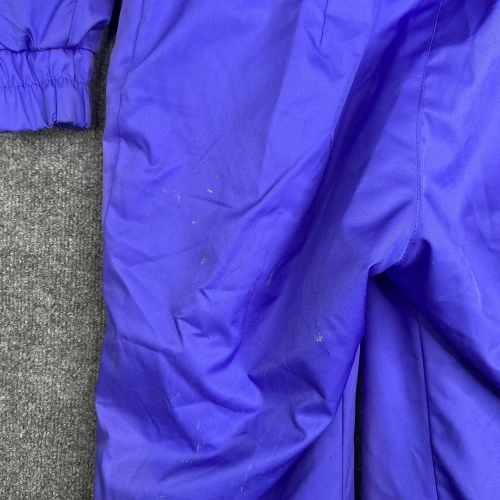 Vintage Black Bear Ski Jumpsuit Womens Small Purple Neon Colorblock RECCO 80s - Picture 11 of 13